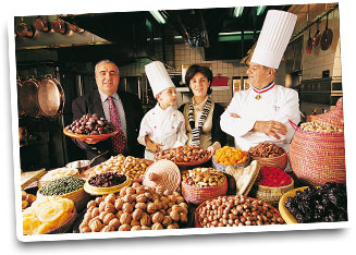 La famille Bahadourian avec Paul Bocuse. Source : www.bahadourian.com