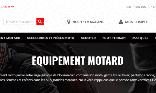Equipement moto pas cher