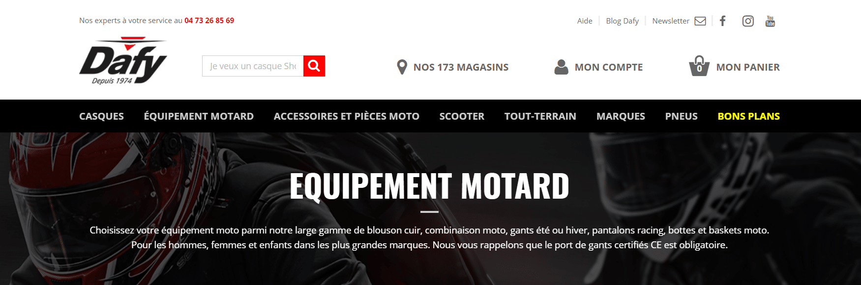 Dafy, leader de l’équipement moto français