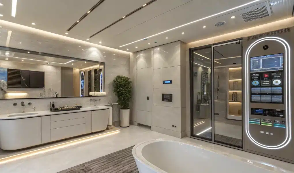 deco salle de bain futuriste