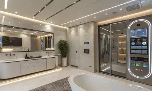 deco salle de bain futuriste